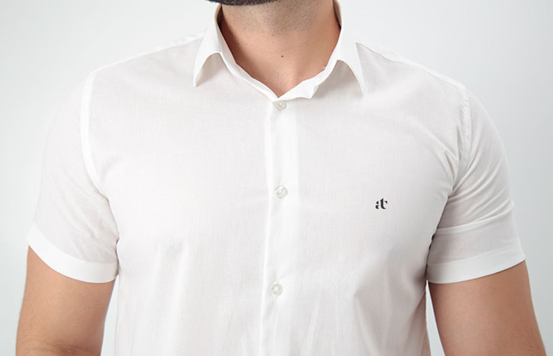 CAMISA MANGA CURTA SLIM FIT BÁSICA