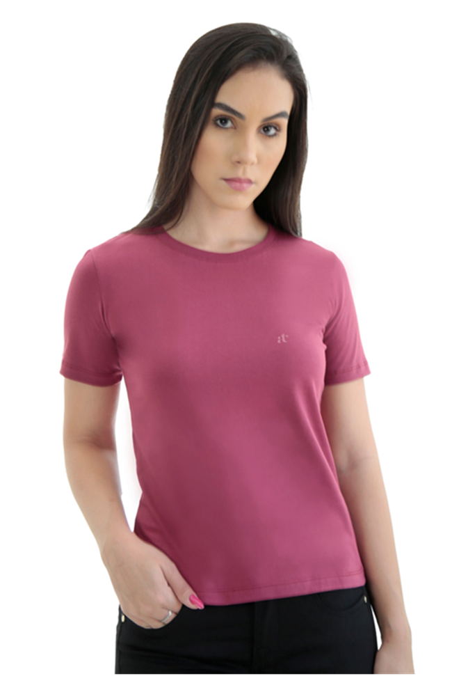CAMISETA FEMININA BABY LONG - GOLA REDONDA