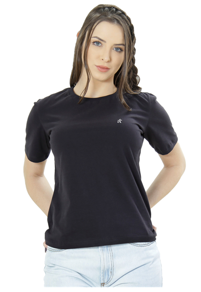 CAMISETA FEMININA BABY LONG - GOLA REDONDA